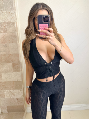 Rodeo lace pant set